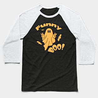 Funny Halloween Boo Baseball T-Shirt